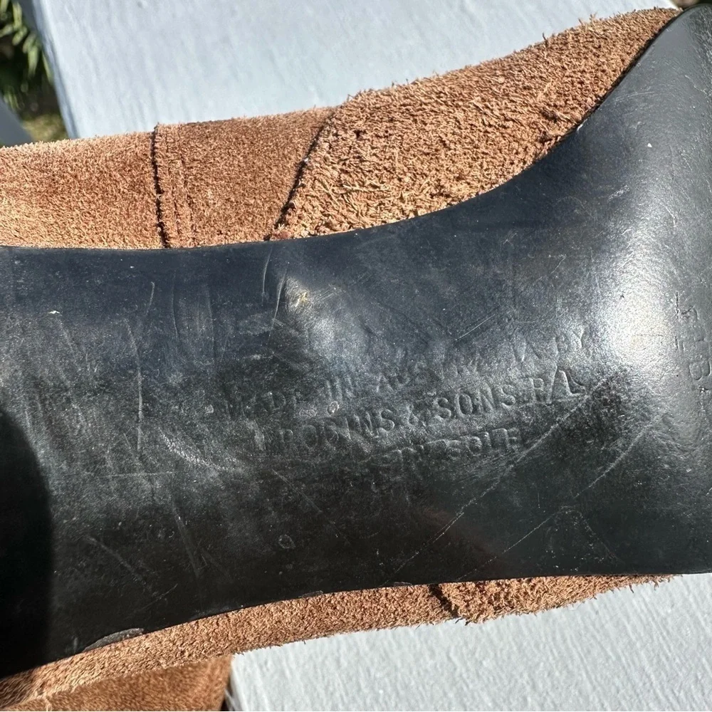 VTG Sandler Suede Knee-High Boots Authentic 1970s-1980s – Made in Australia